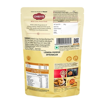 Chefys Lemon Pepper Sprinkler - 250gm-1