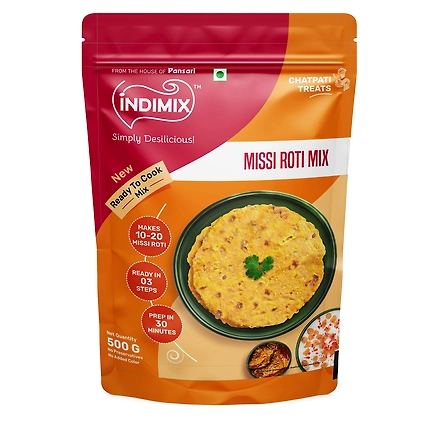 Indimix Missi Roti Mix - 500gm-12619582