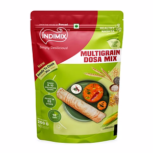 Indimix Instant Multigrain Dosa Mix 200g , Healthy Ready to Cook Multigrain Dosa Mix