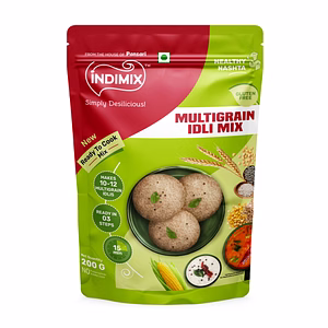 Indimix Instant Multigrain Idli Mix 200g , Healthy Ready to Cook Multigrain Idli mix