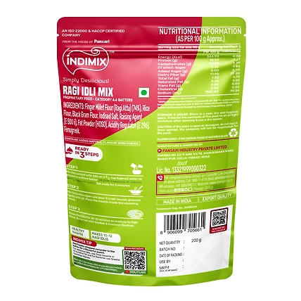 Indimix Ragi Idli - 200gm-1