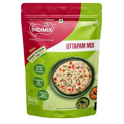 Indimix Uttapam Mix - 500gm-12619722