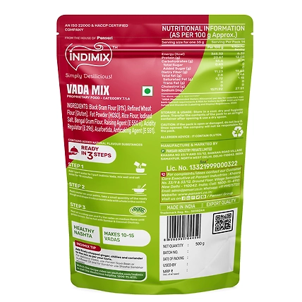 Indimix Vada Mix - 500gm-1