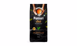 Pansari Platinum Premium CTC Chai with 17% Long Leaves Tea | Assam & Darjeeling Blend Tea | 250G Tea Pack | Bold, Rich Aroma for an Authentic Chai Experience | Assam Tea long leaf tea