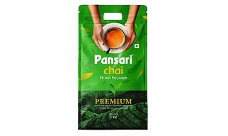 Pansari Premium Chai, 1kg | Ek Aur Ho Jaye! Strong & Aromatic Chai Patti for Traditional Indian Assam Chai | Premium Black Tea Leaves | CTC Tea | Tea Leaves in Fresh | Fresh From Assam Best Tea