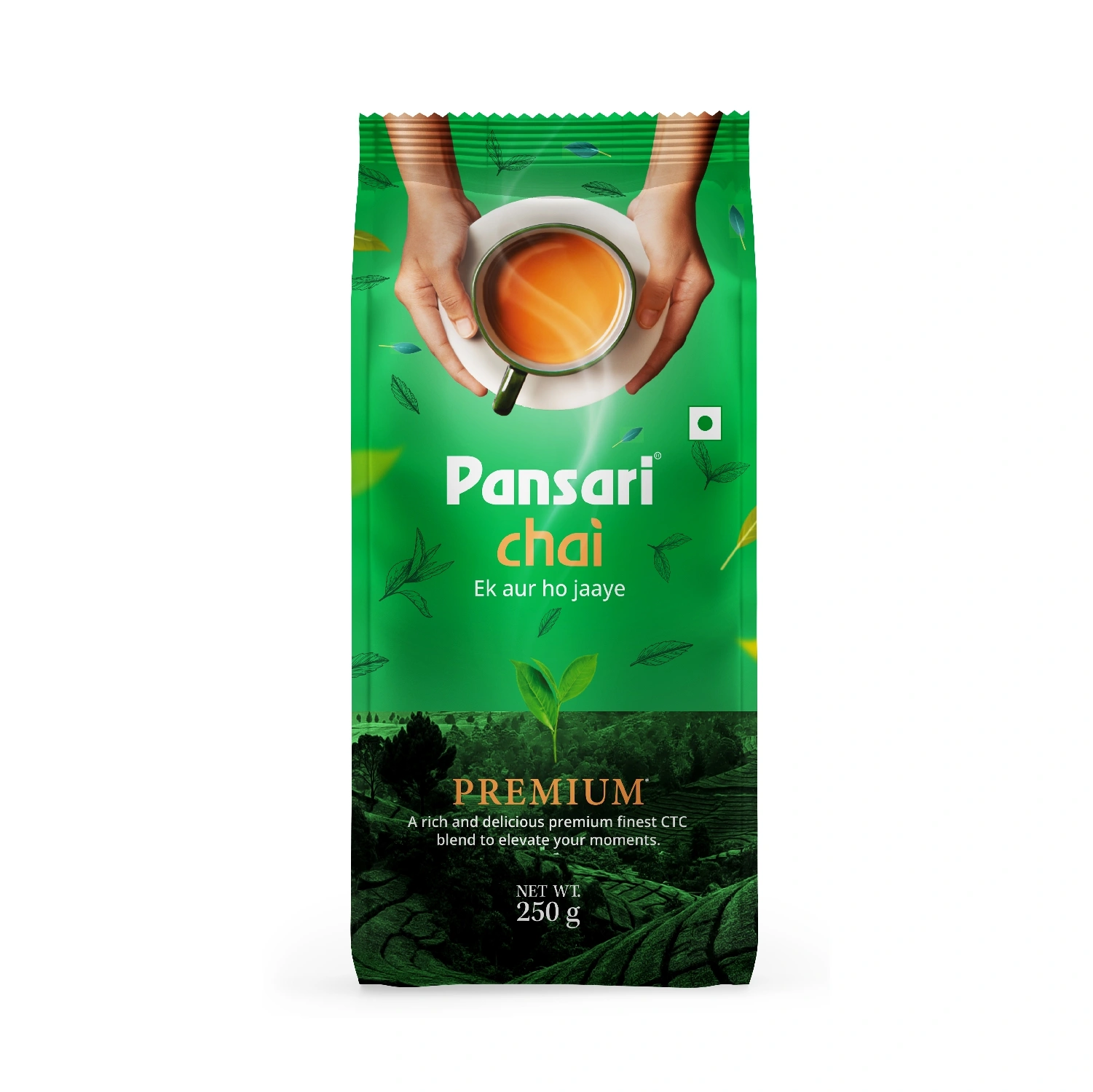 Pansari Premium Chai - 10 Rs Pack  | Ek Aur Ho Jaye! Strong &amp; Aromatic Chai Patti for Traditional Indian Assam Chai | Premium Black Tea Leaves | CTC Tea | Tea Leaves in Fresh | Fresh From Assam Best Tea-1