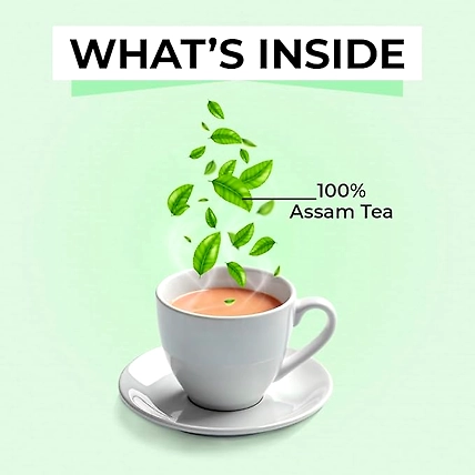 Pansari Premium Chai, 1kg | Ek Aur Ho Jaye! Strong &amp; Aromatic Chai Patti for Traditional Indian Assam Chai | Premium Black Tea Leaves | CTC Tea | Tea Leaves in Fresh | Fresh From Assam Best Tea-4
