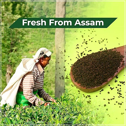 Pansari Platinum Premium CTC Chai with 17% Long Leaves Tea | Assam &amp; Darjeeling Blend Tea | 250G Tea Pack | Bold, Rich Aroma for an Authentic Chai Experience | Assam Tea long leaf tea-4