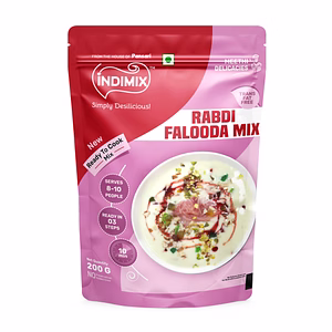 Indimix Instant Rabdi Faluda Mix 200g , Ready to Make Rabdi Faluda Dessert Premix