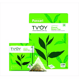 tvoy classic green tea – 2g x 20 tea bags