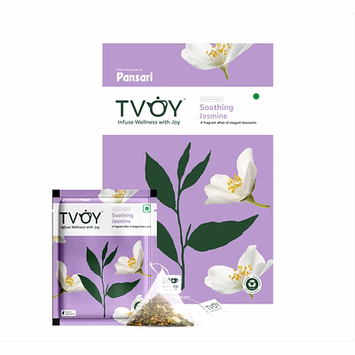 tvoy soothing jasmine tea 1.8g x 20 tea bags