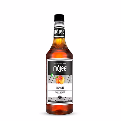 mojee peach syrup 1ltr