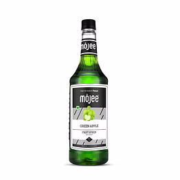 mojee green apple syrup 1ltr
