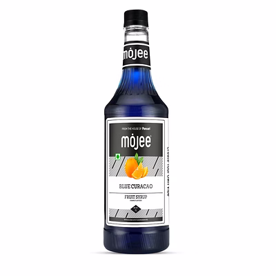 mojee blue curaco syrup - 1ltr