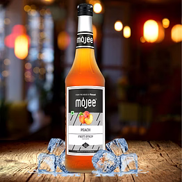 mojee peach syrup 750ml