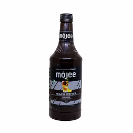 mojee peach ice tea syrup 180ml