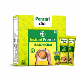 pansari chai cardamom premix 14gm x 15
