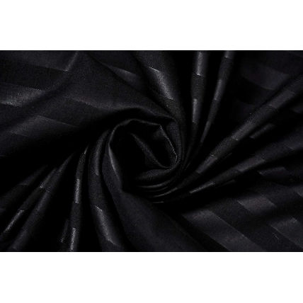 DOMES FAB Satin Double 90*100 Striped Flat Bedsheet-1
