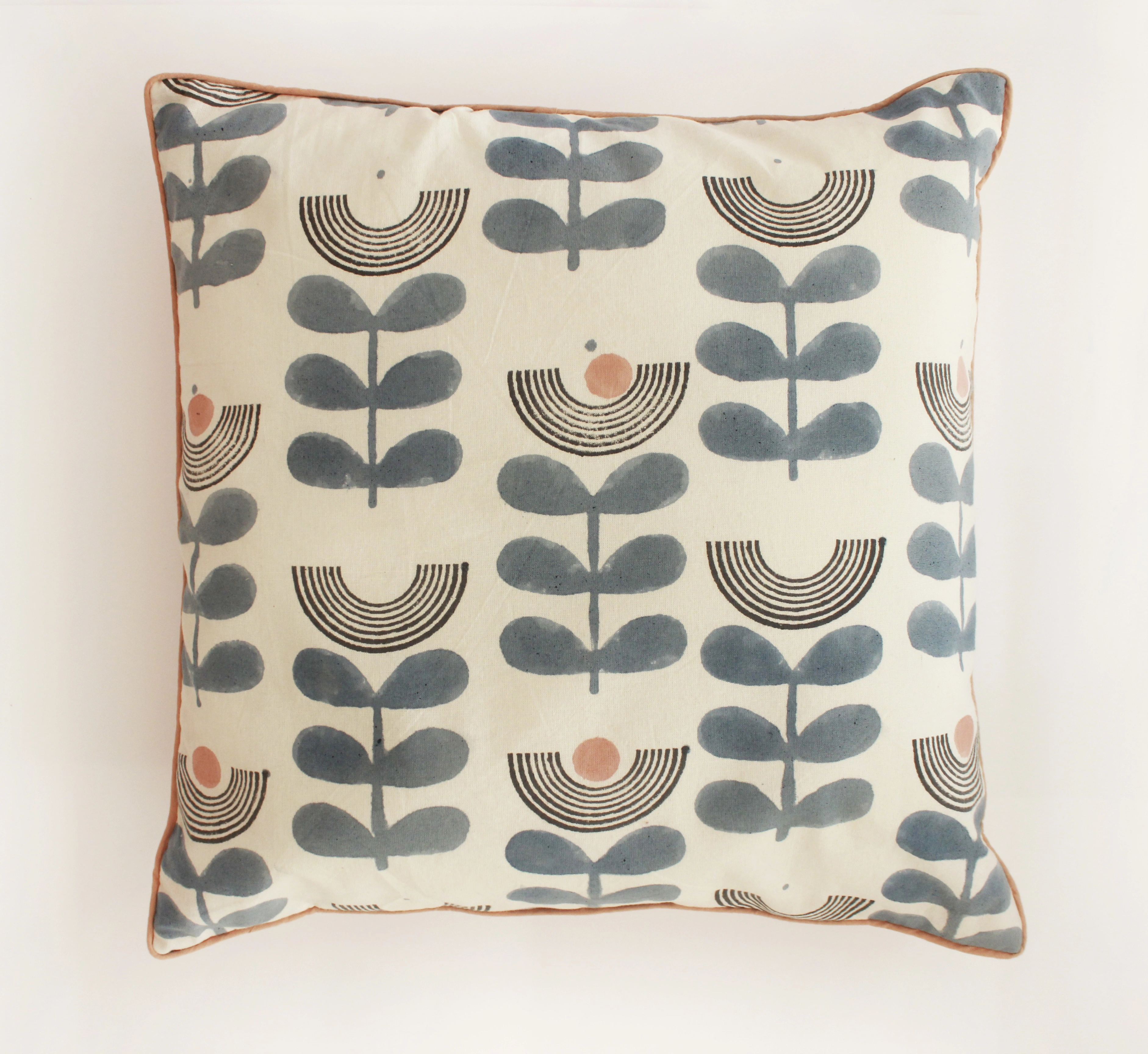 Cotton Block Printed Cushion Covers-2