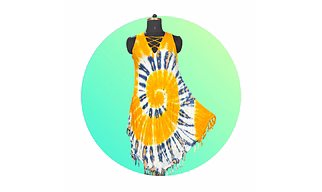 Tidal Waves Halter Dress