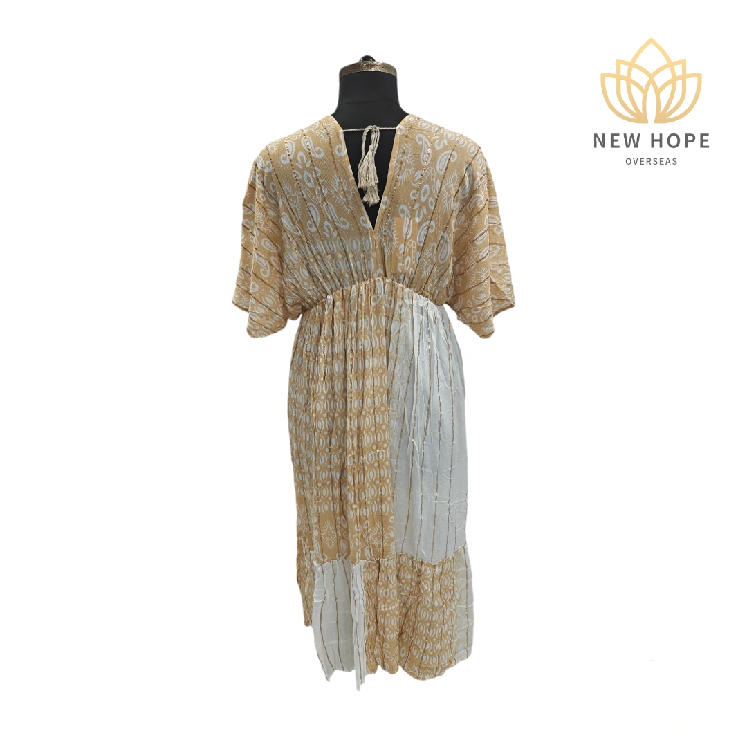 EthnoWeave Maxi Dress-2