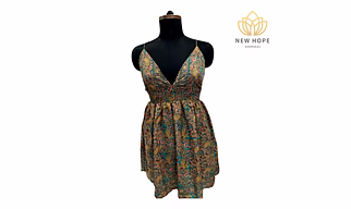 Bohemian V-Neck Summer Dress