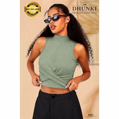 dhunki ladies crop tops