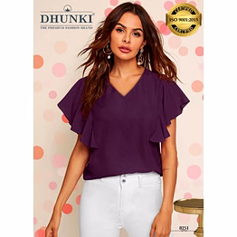 dhunki women designer tops