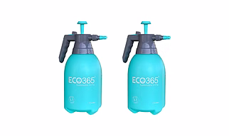 ECO365 Classic Dual Flow Multipurpose Garden Sprayer 2.2L (Blue) with Adjustable Nozzle for Mist & Jet Flow (Pack of 2) | Strong & Sturdy Spray Bottle for All Indoor & Outdoor Plants