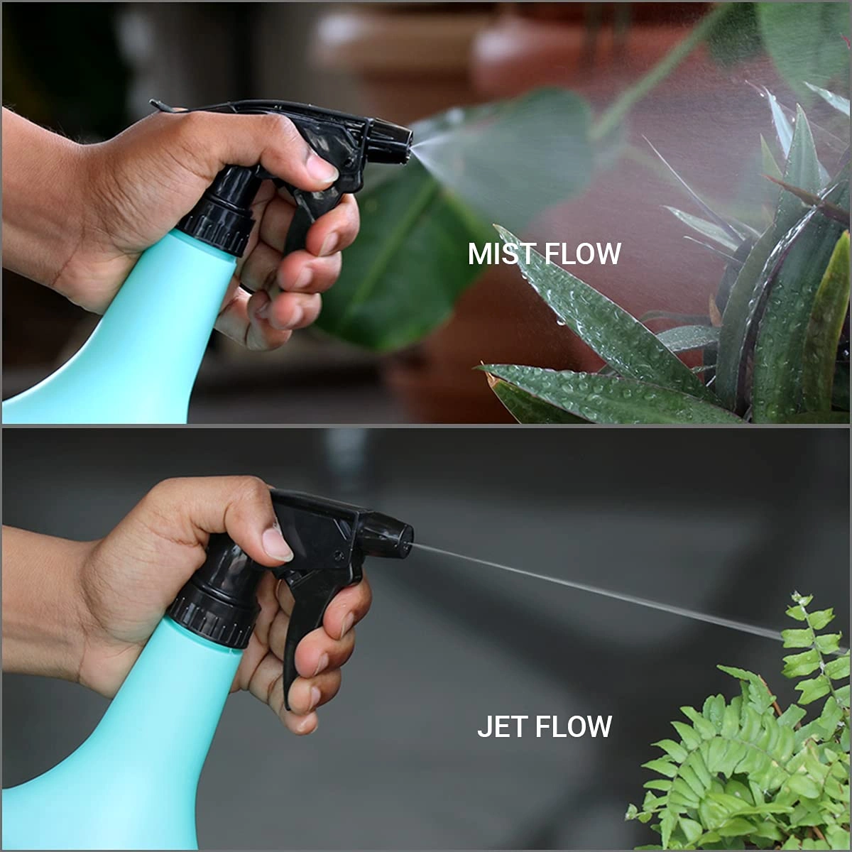 ECO365 Trigger Garden Sprayer 1L (Blue) with Adjustable Nozzle for Mist &amp; Jet FLow (Pack of 10) | Strong &amp; Sturdy Multipurpose Watering Can helpful for Gardening, Glass &amp; Car Cleaning-1