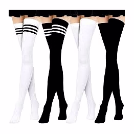 thigh-high socks