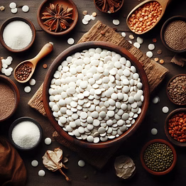 white urad dal split