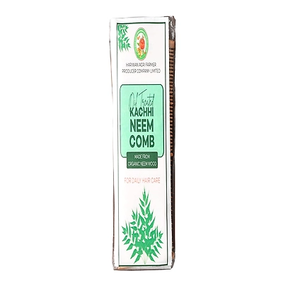 HARIWAN AGRI Kachhi Neem Wood Comb