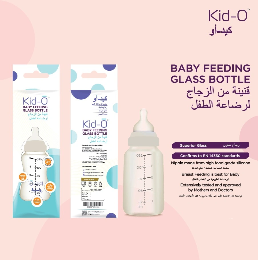 KIDO BABY GLASS FEEDING BOTTLES-12591852