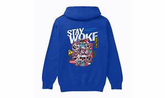 STAY | WOKE | BLUE | Hoodie | 250gsm