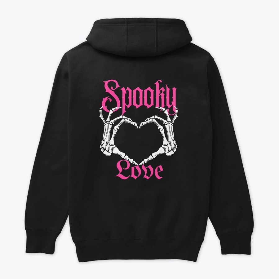 Spooky Love | Black Designer Hoodie | 250gsm-992643-54cbf064