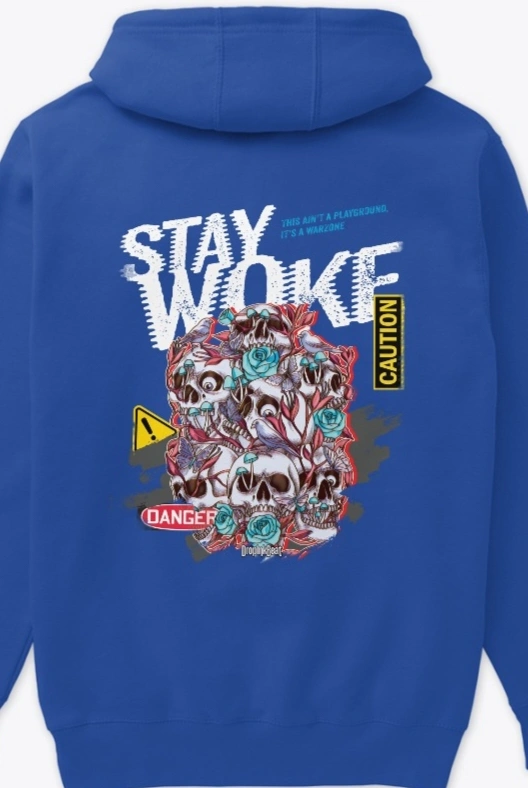 STAY | WOKE | BLUE | Hoodie | 250gsm-2