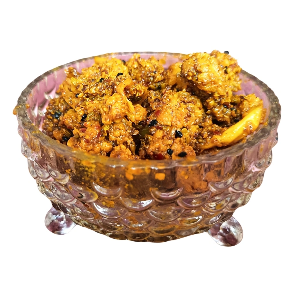 indian spicy condiment from cauliflower