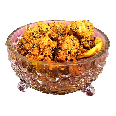indian spicy condiment from cauliflower