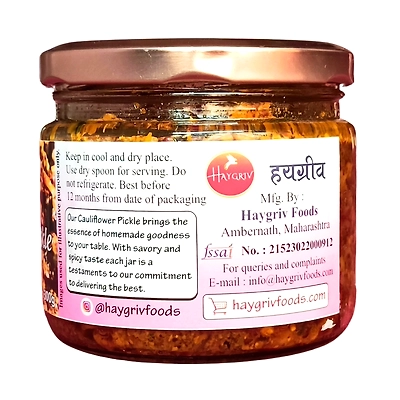 Cauliflower Pickle - Indian Condiment-3