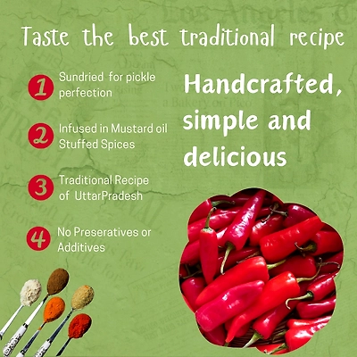 indian red chilli pickle facts