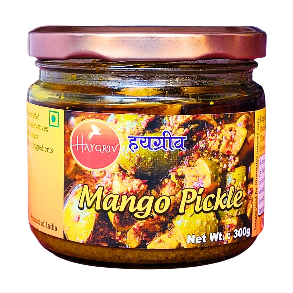 indian mango pickle in mustard oil