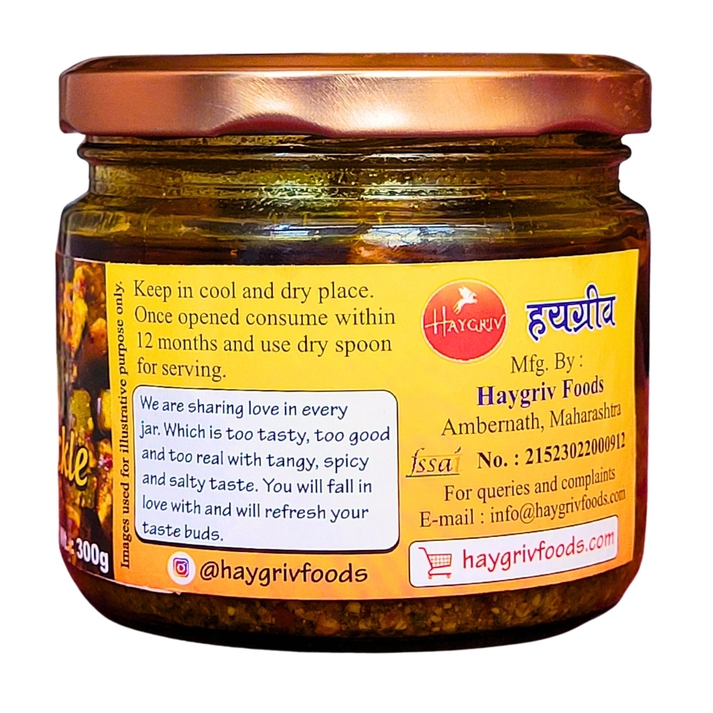 Mango Pickle -  Tangy Authentic Indian Condiment-3