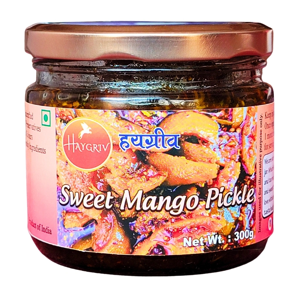 Sweet Mango Pickle  - Tangy  Indian Saucy Condiment-5