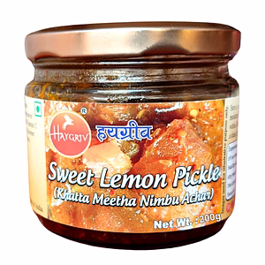 Lemon Pickle - Sweet and Tangy