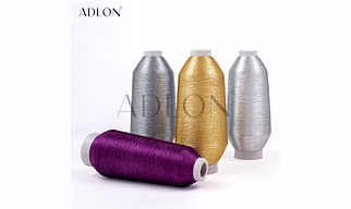 Wholesale 75 D Adlon Fancy Yarn High Tenacity Magic Color Glitter Embroidered Metallic Embroidery Thread Hand Knitting Sewing