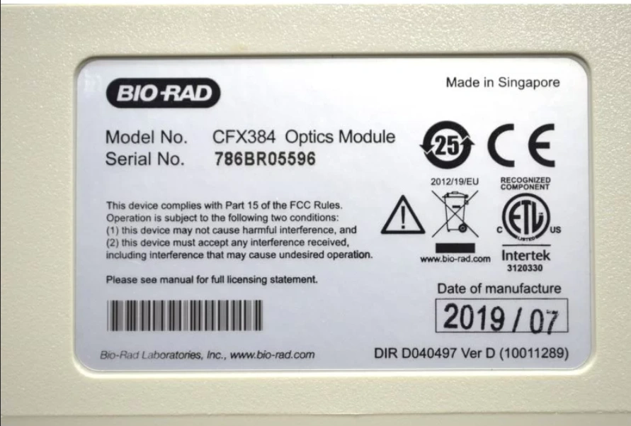 CFX Opus 384 Real-Time PCR Systems-2