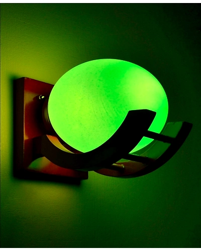 Multiple Modern Wall Globe Lights! Available in vibrant Blue, Green, Pink, Orange, and Yellow.-3