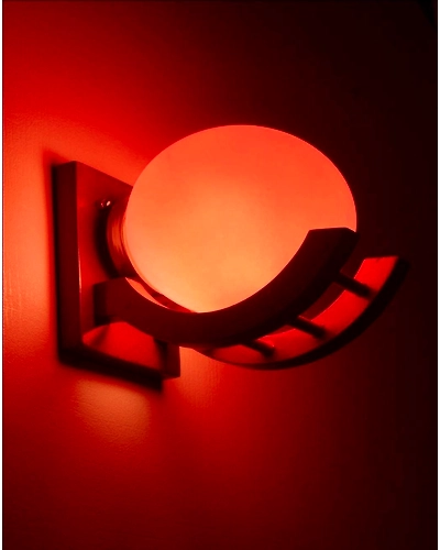 Multiple Modern Wall Globe Lights! Available in vibrant Blue, Green, Pink, Orange, and Yellow.-2