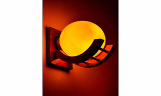 Multiple Modern Wall Globe Lights! Available in vibrant Blue, Green, Pink, Orange, and Yellow.